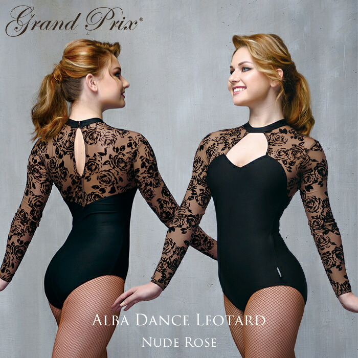 TID 社交ダンストップス レオダートタイプ ツバキのボタン 黒 オーダー