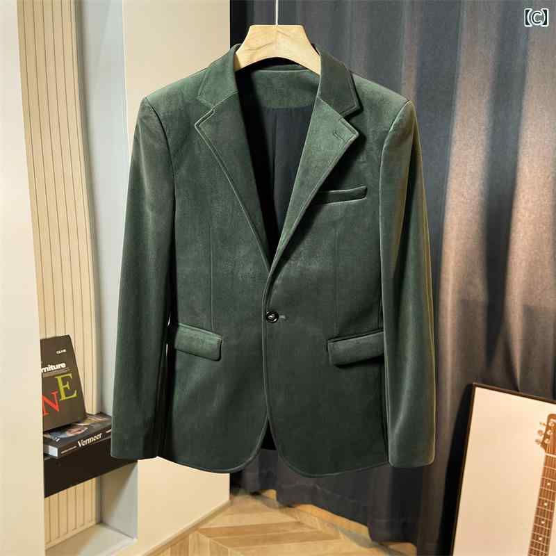 楽天市場】ベロア ジャケット メンズ 紳士 タイト ビジネス スーツ
