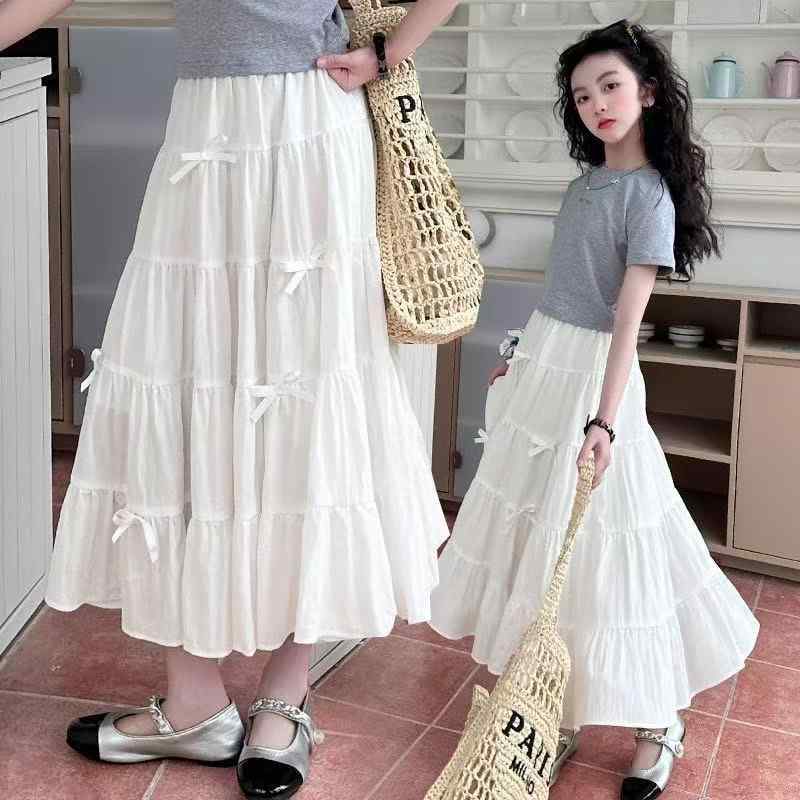 楽天市場】スカート 女の子 キッズ 夏 サマー ティアードスカート