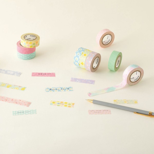 楽天市場】マスキングテープ 手帳 水性ペンで書けるマスキングテープ