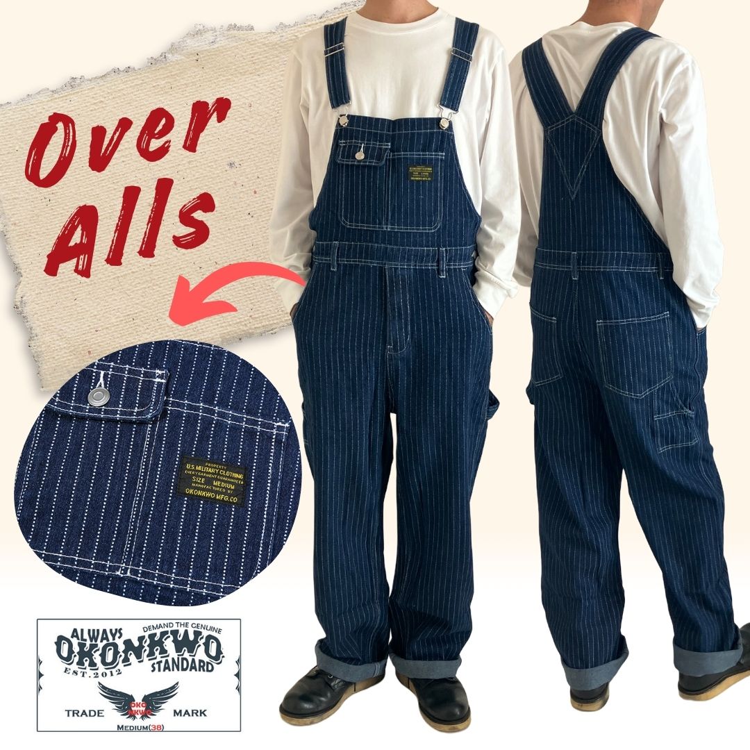 楽天市場】オーバーオール サロペット ウォバッシュストライプ メンズ