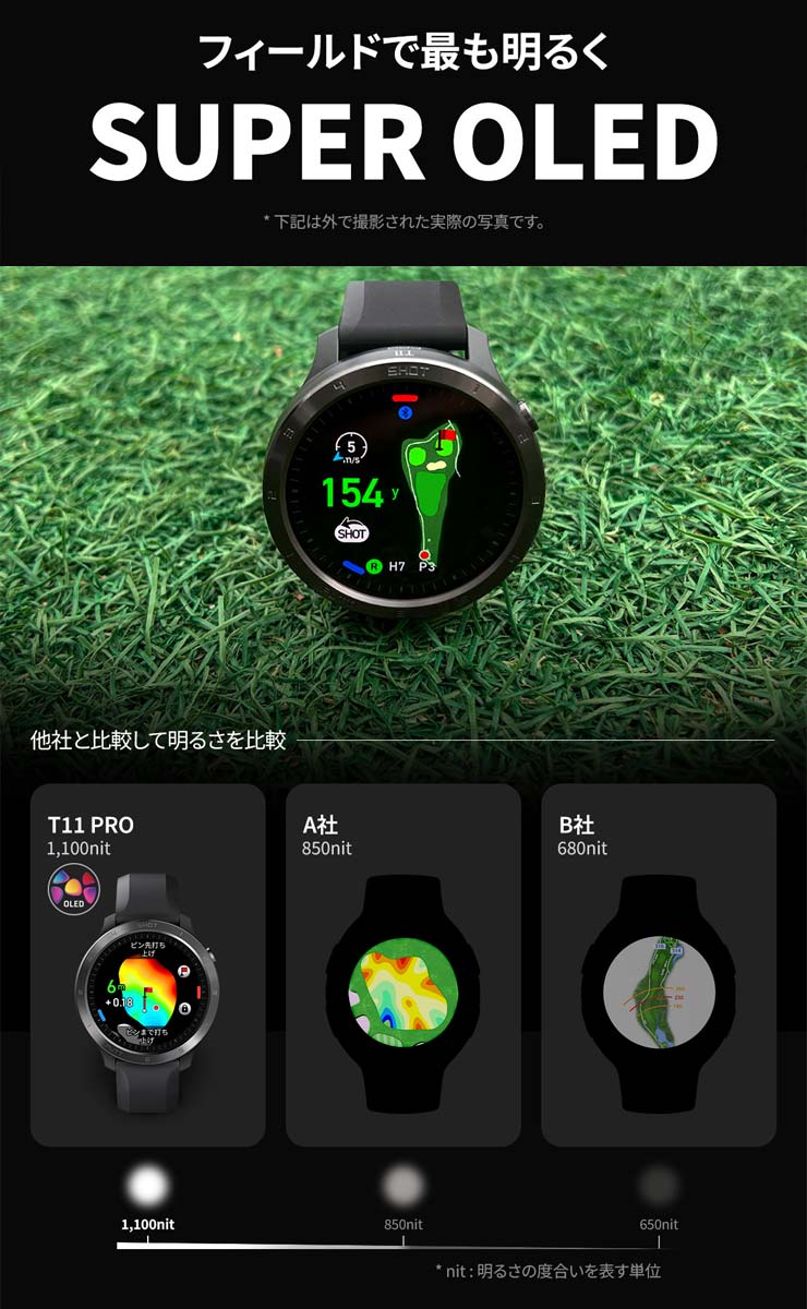 楽天市場】ボイスキャディ 腕時計型 GPS ゴルフウォッチ ナビ T11 PRO