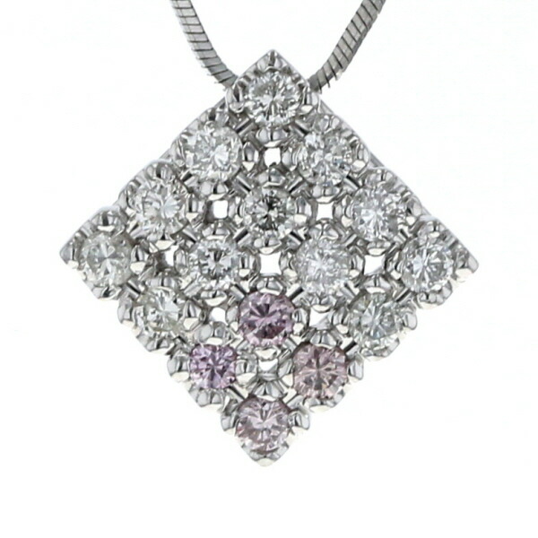 楽天市場】Pt900 Pt850 プラチナ ネックレス ダイヤモンド 0.40ct