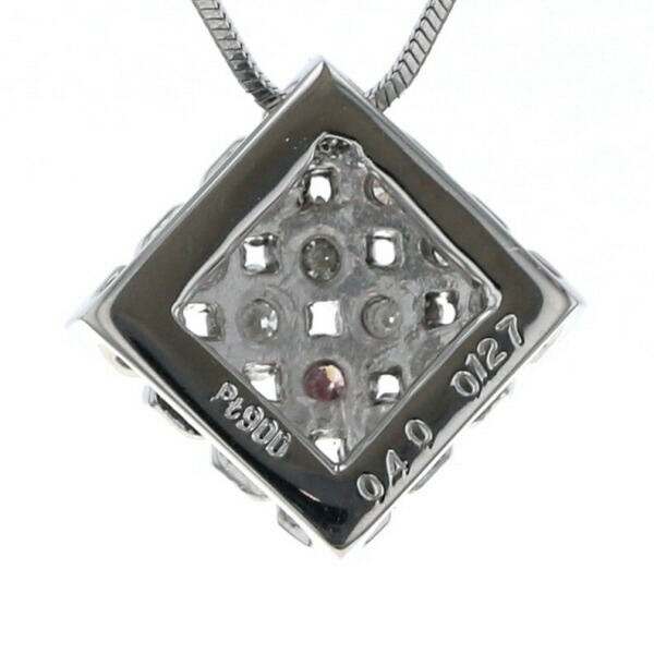 楽天市場】Pt900 Pt850 プラチナ ネックレス ダイヤモンド 0.40ct