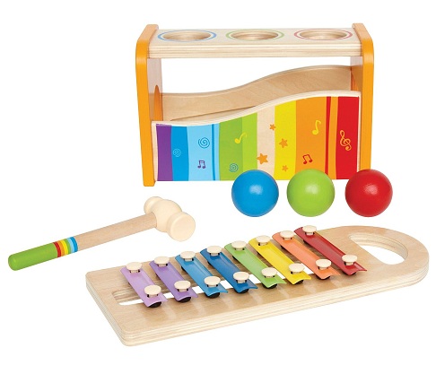 楽天市場】Hape ハペ社 木のおもちゃ パウンドアンドタップベンチ