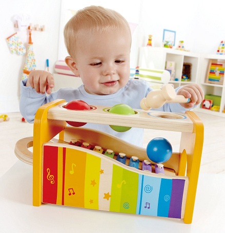 楽天市場】Hape ハペ社 木のおもちゃ パウンドアンドタップベンチ