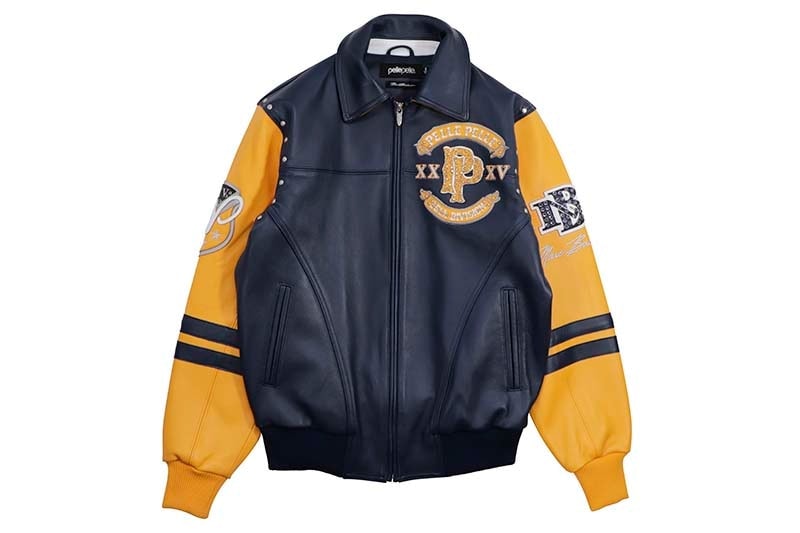 楽天市場】Pelle Pelle TIGER JACKET (324-37505-NMW:NAVY/MAIZE/WHITE