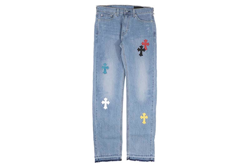 楽天市場】ADVANCE CROSS PATCH CUSTOM LEVI'S 505 REGULAR FIT JEANS