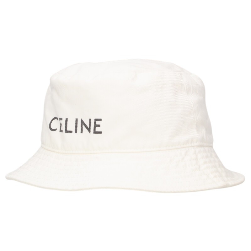 セリーヌ バケハ 白 58 セリーヌ バケハ 白 58 CELINE ホワイト