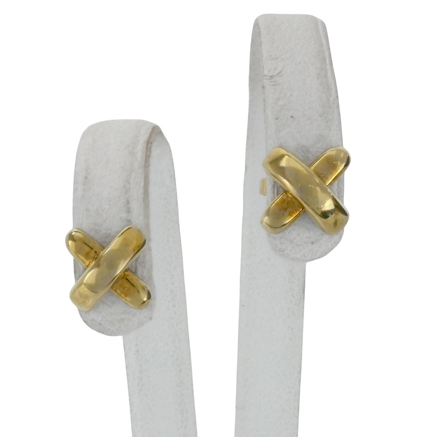 楽天市場】【TIFFANY&Co.】ティファニー クロスステッチピアス 750