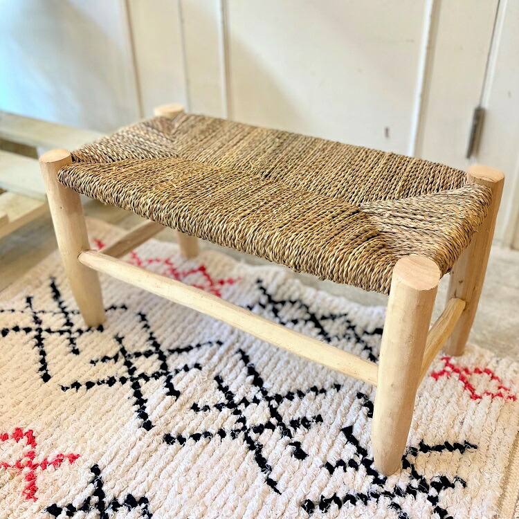 楽天市場】「木製 ミニベンチ｣ モロッコ インテリア 家具 かわいい