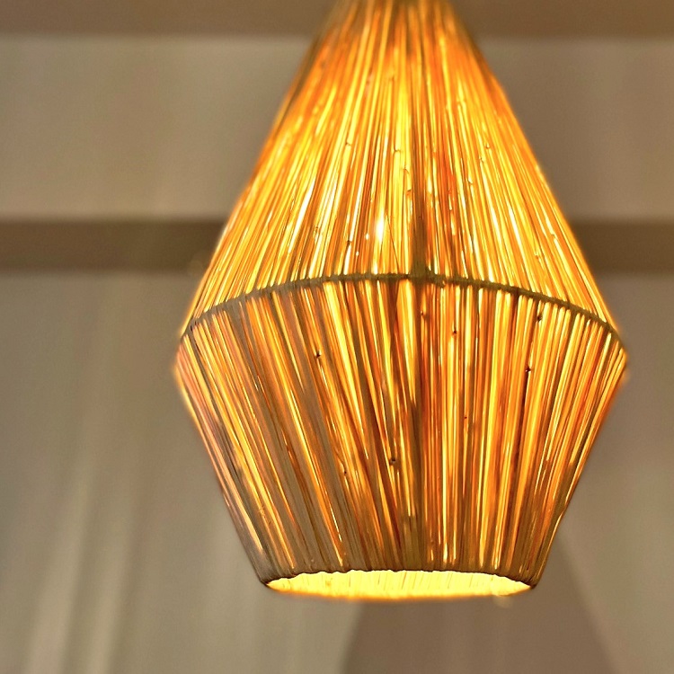 楽天市場】ラフィア ランプシェード「ストリング」照明 リゾート