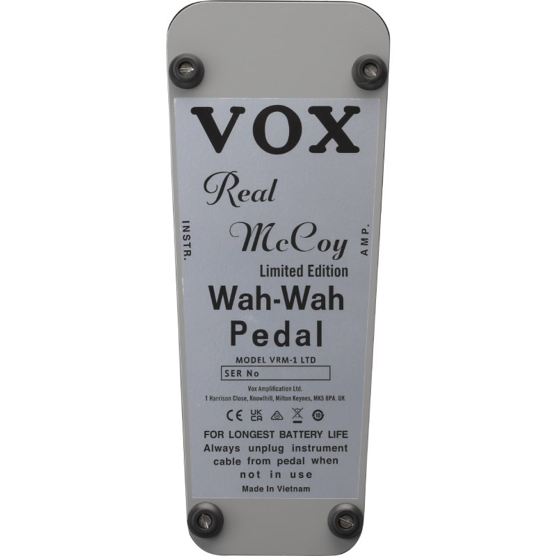 楽天市場】VOX VRM-1 LTD REAL MCCOY WAH LIMITED EDITION ワウペダル