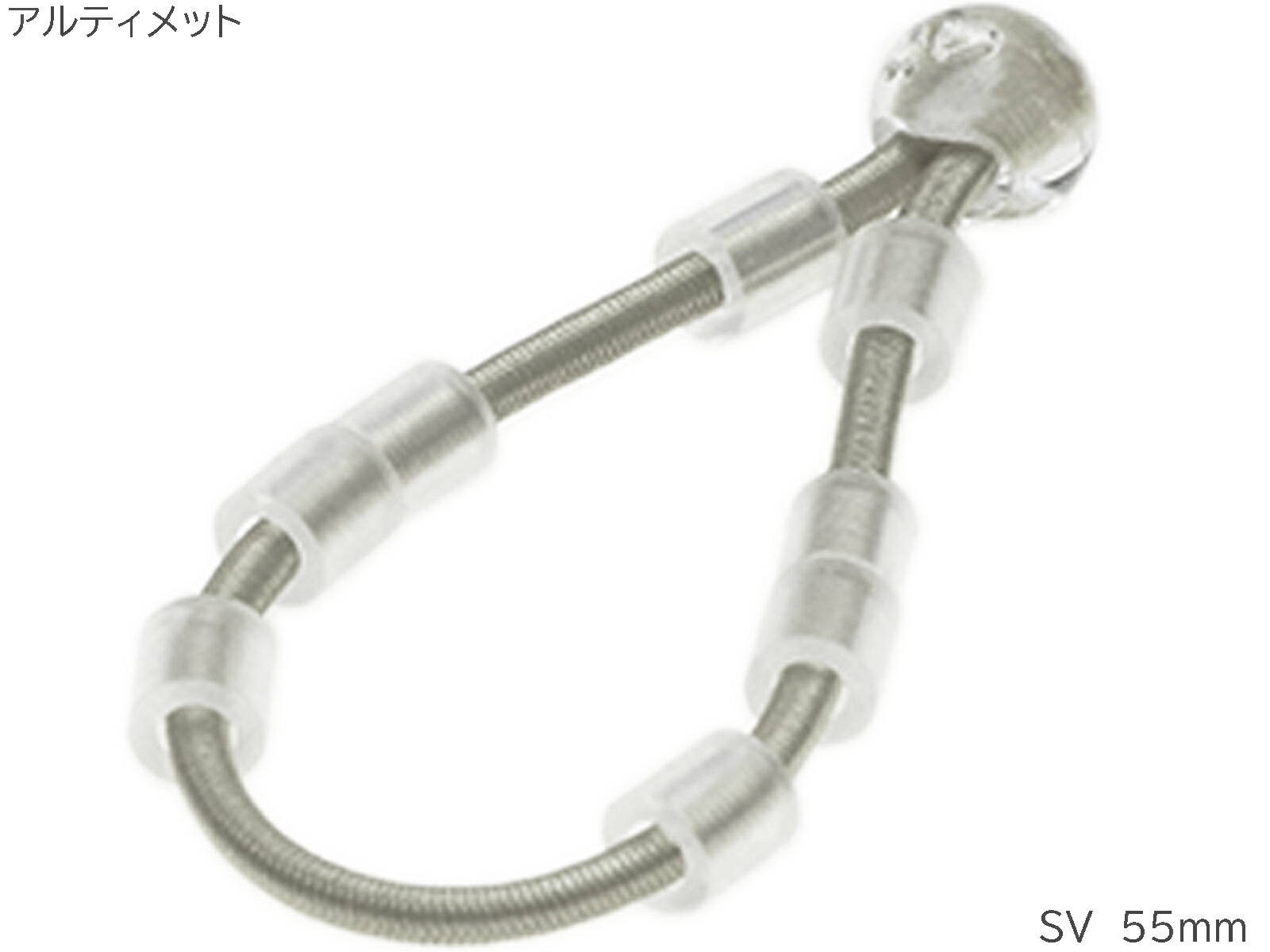 先着順○ヤナギサワ リーフレック シルバ—プレート44mm＋ゴムバンド