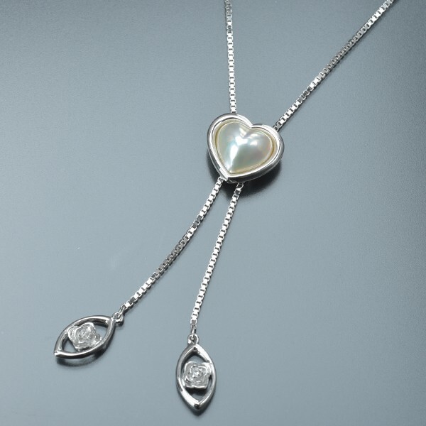 楽天市場】極美品 TASAKI 田崎真珠 ハート マベパール ネックレス