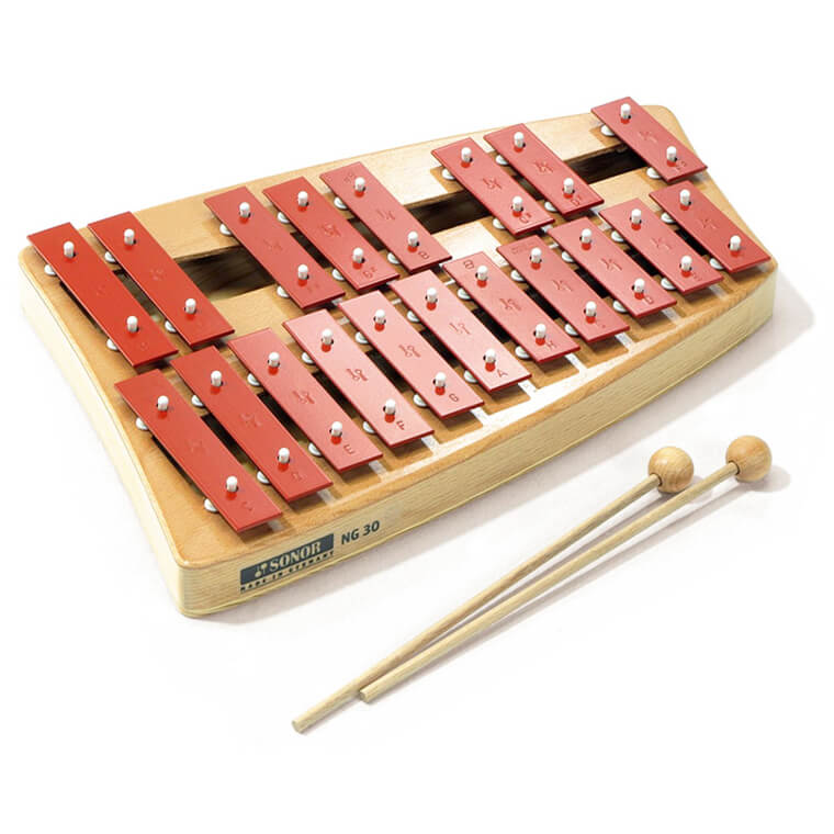 楽天市場】【名入れ・ラッピング無料】 鉄琴 おもちゃ 楽器 二段メタル