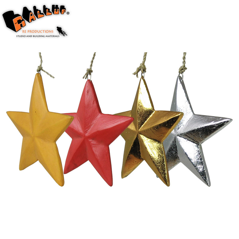 楽天市場】ウッドカービング スター 【クリスマス】[ネコポス可]【 星