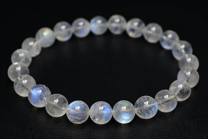 楽天市場】8mmレインボームーンストーンブレスレットファイナル