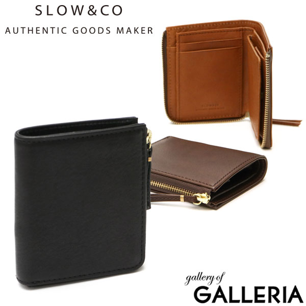 楽天市場】ノベルティ付 スロウ 二つ折り財布 SLOW bono Lzip wallet S