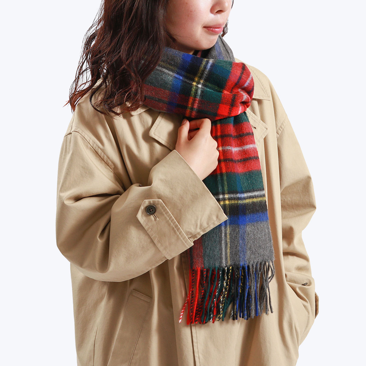 楽天市場】【日本正規品】 ジョンストンズ オブ エルガン マフラー