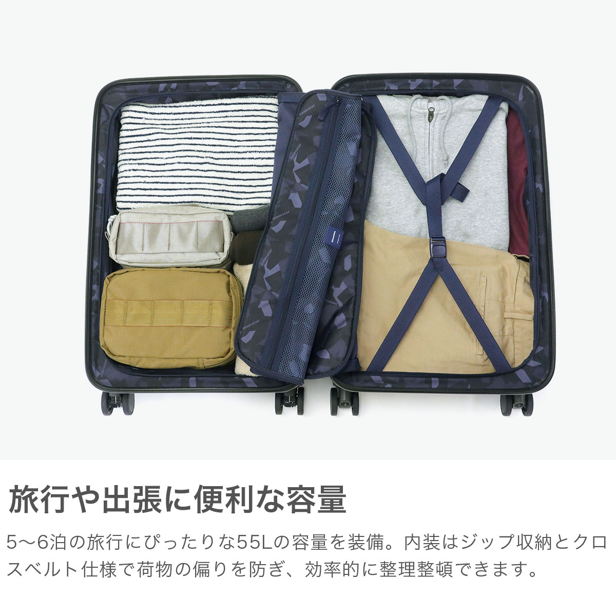 楽天市場】ノベルティ付 【正規品2年保証】 イノベーター スーツケース