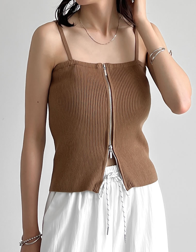 楽天市場】【全品MAX1,500円OFFクーポン】リブニットダブルジップ