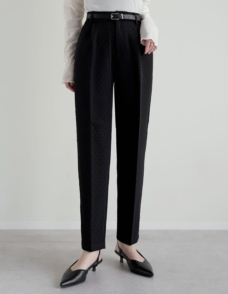 DDUD ホワイト テーパードパンツ サイズ3 D D U D / スターチコットン