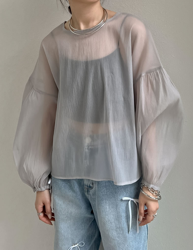 楽天市場】【全品MAX1,500円OFFクーポン】前後2WAYシアー袖ボリューム