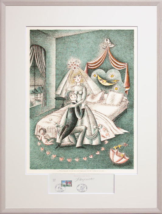 楽天市場】レイモン・ペイネ 「 愛の夜長 」リトグラフ : 内田画廊