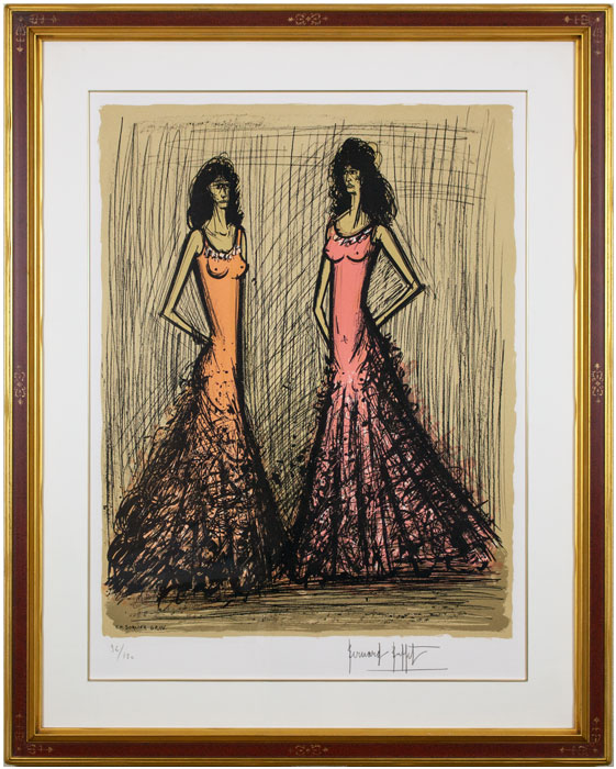 楽天市場】ベルナール・ビュッフェ 「 メルセデスとフラスキータ