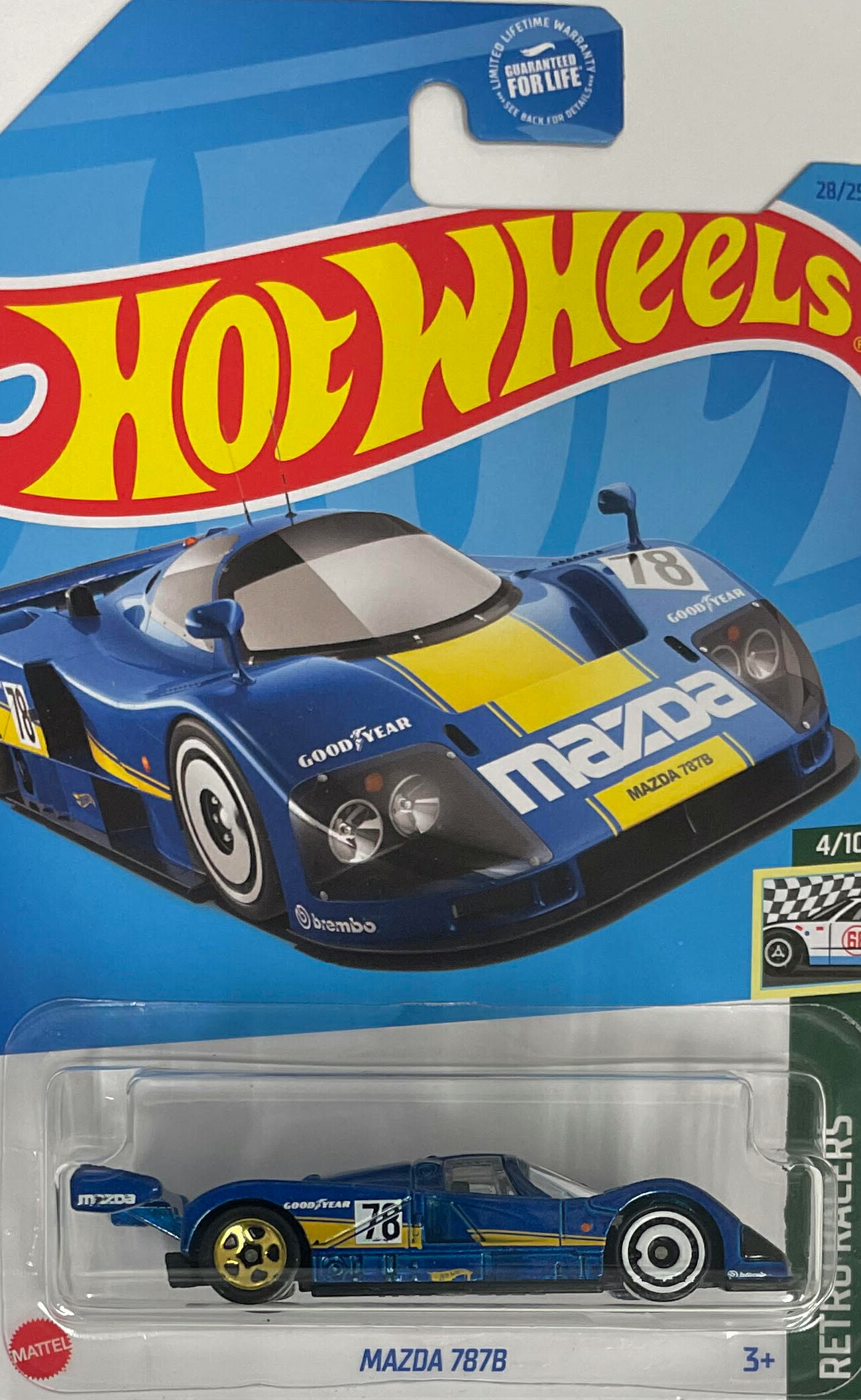 楽天市場】HotWHeeLs HW RETRO RACERS MAZDA 787B ホットウィール