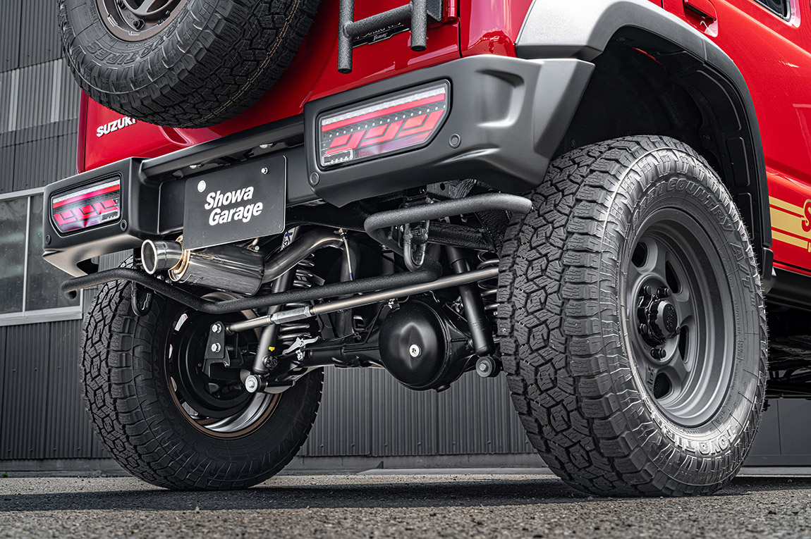 楽天市場】ショウワガレージ Linksマフラー ジムニーノマド JC74