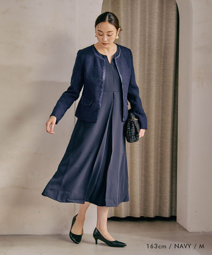 楽天市場】キーネックワンピース レディース 秋 冬 キーネック