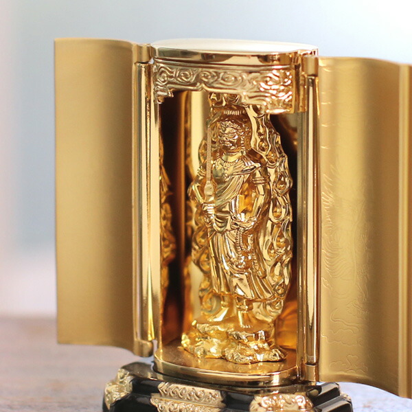 楽天市場】仏像 不動明王 厨子 9.7cm : がらんどう