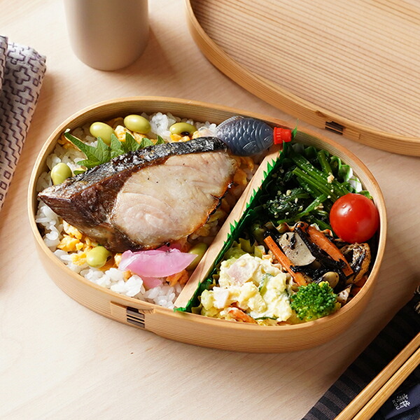 楽天市場】曲げわっぱ 弁当箱 小判型 大 栗久 わっぱ弁当 国産 日本製