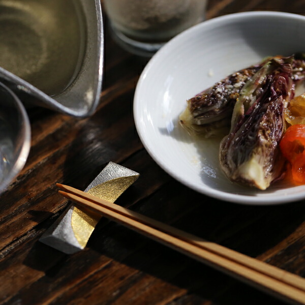 楽天市場】能作 箸置 月 金箔 5ヶ入 錫 内祝い ギフト 記念品