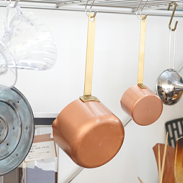 楽天市場】保堂 銅製 ミルクパン L 銅鍋 片手鍋 13cm 小鍋 真鍮 日本製