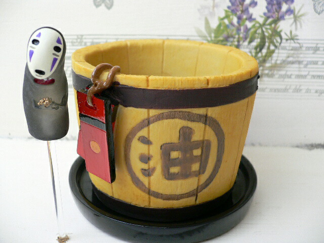 楽天市場】ジブリプランター「千と千尋の神隠し カオナシ金のなる木