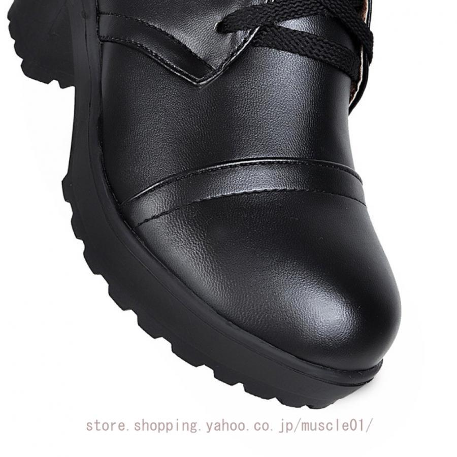 楽天市場】厚底ロングブーツ コスプレ 編み上げ ロングブーツ 厚底