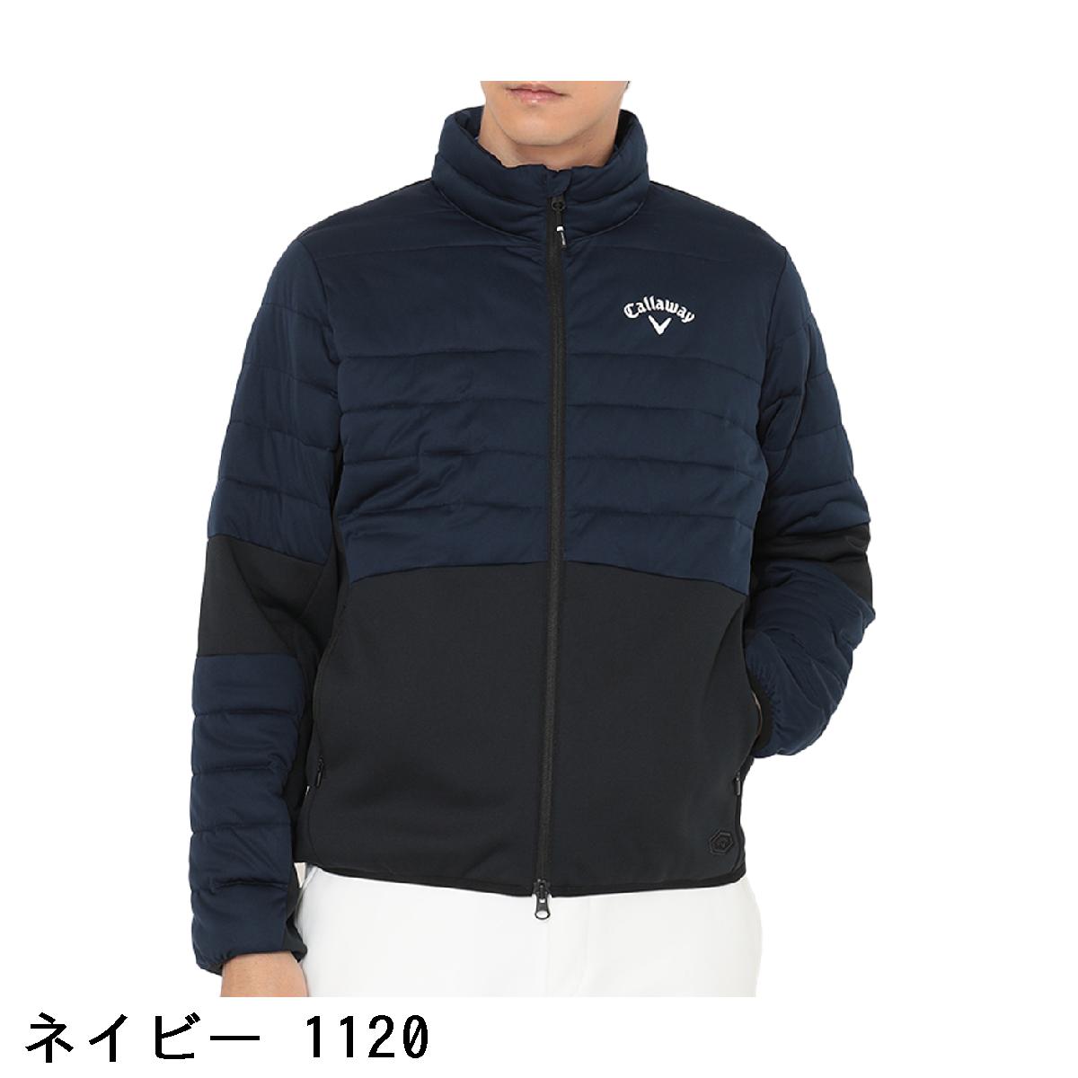 キャロウェイ ゴルフウェア 秋 冬 フルジップ中綿スウェット Mサイズ