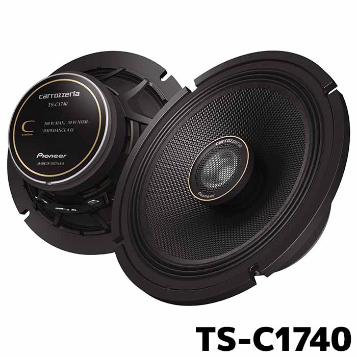 楽天市場】TS-C1740 パイオニア カースピーカー カロッツェリア 17cm