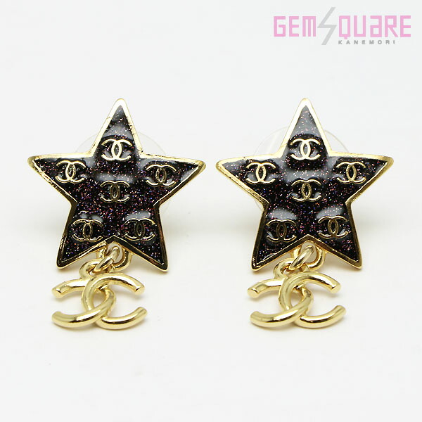 楽天市場】【CHANEL】 シャネル ピアス ココマーク スターモチーフ