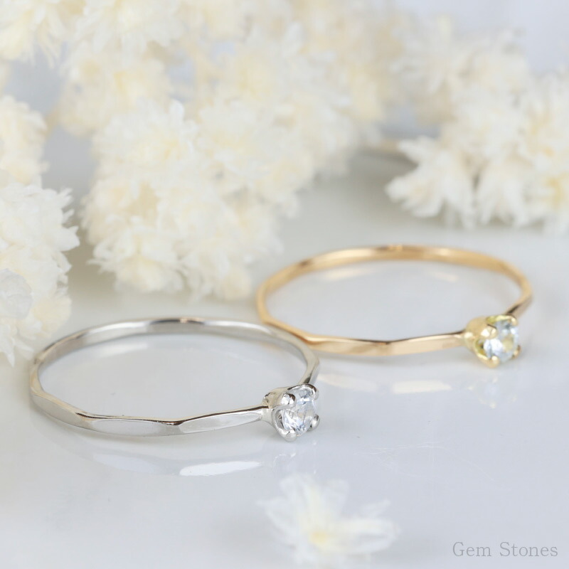 楽天市場】【3/4から！ 超SALE！】Fine Ring ホワイトサファイア