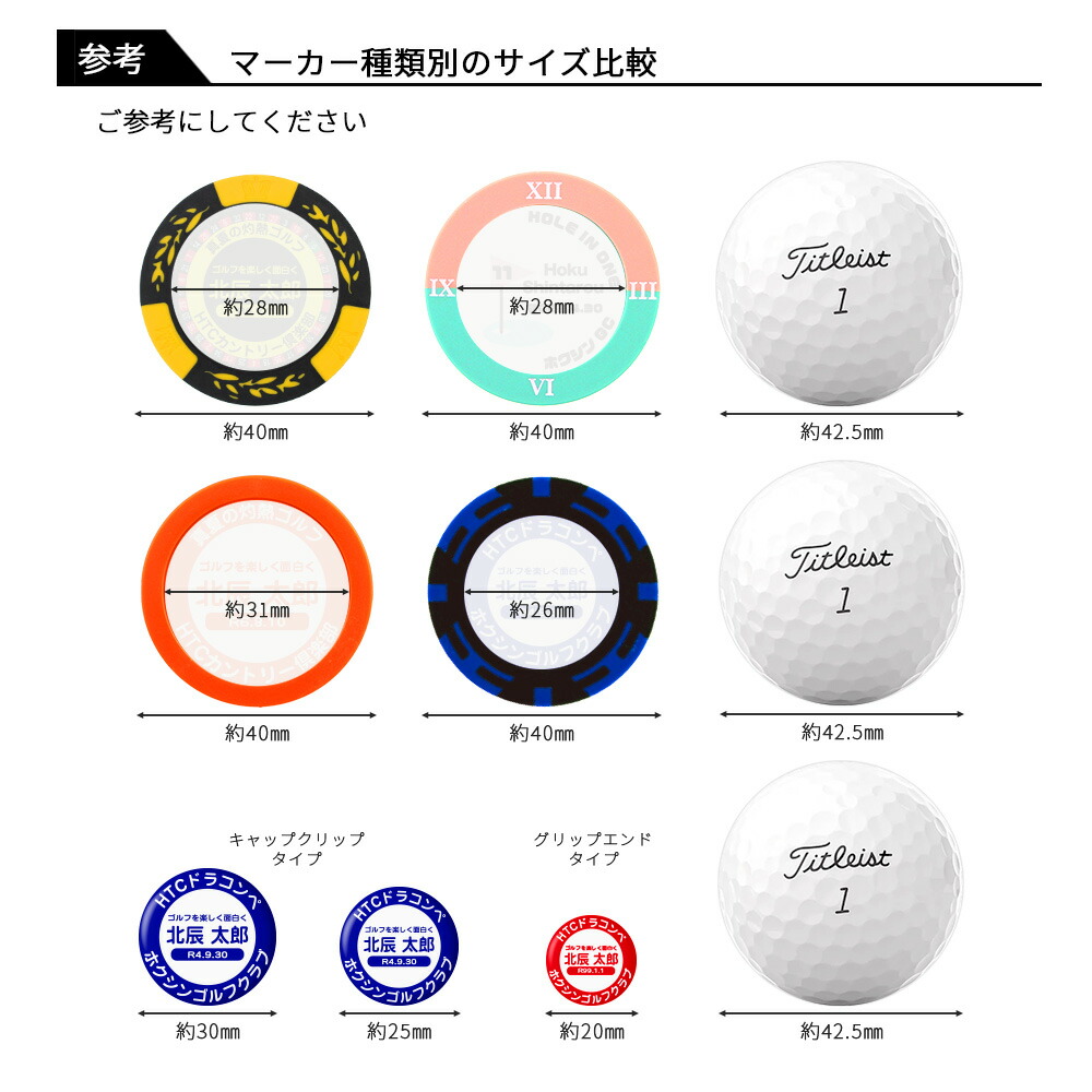 楽天市場】ゴルフマーカー 名入れ カジノチップマーカーオリジナル