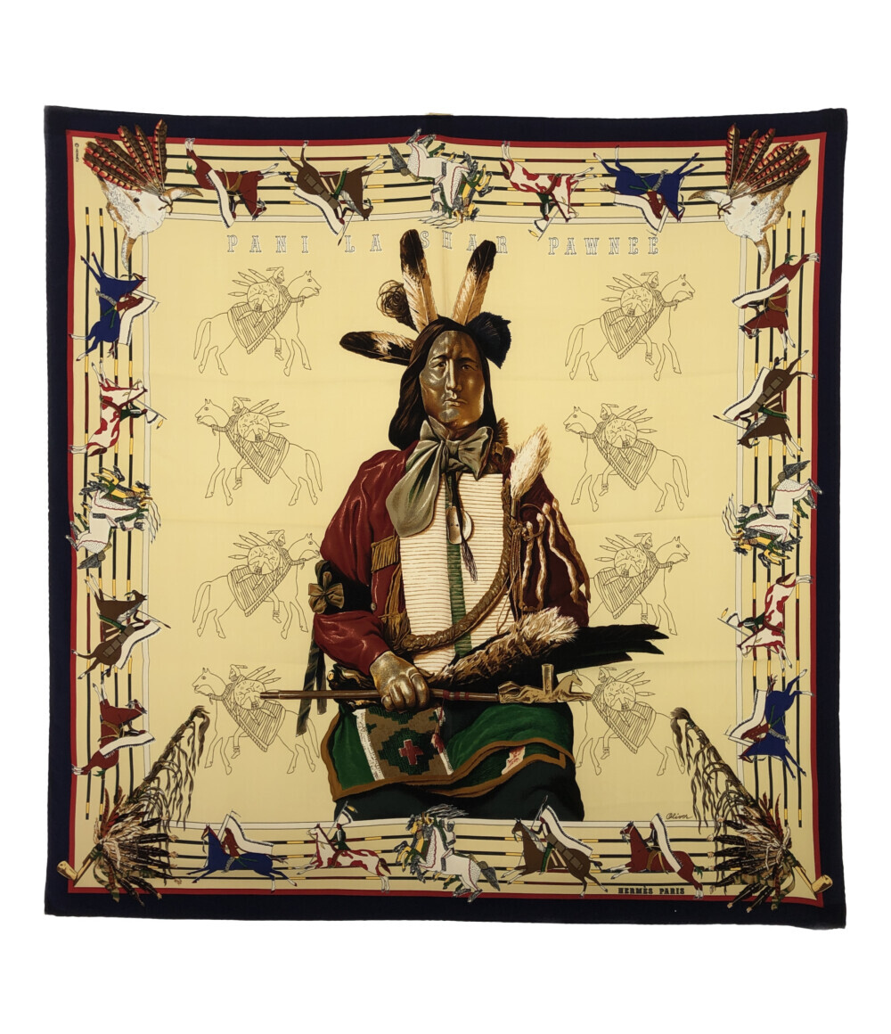 楽天市場】【中古】 エルメス スカーフ カレ90 シルク100