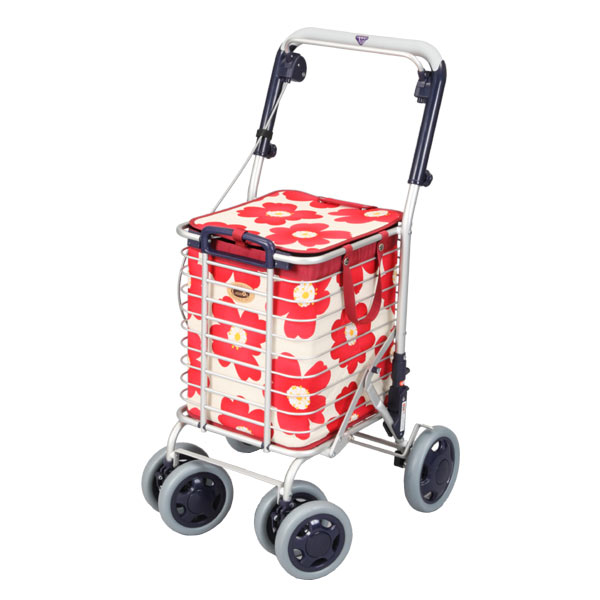 楽天市場】ショッピングカー【ユーバ産業 アルミワイヤーカート A-0245