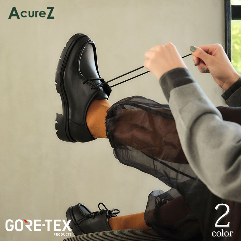 楽天市場】GORE-TEX 防水 チロリアン シューズ レディース 厚底 紐靴