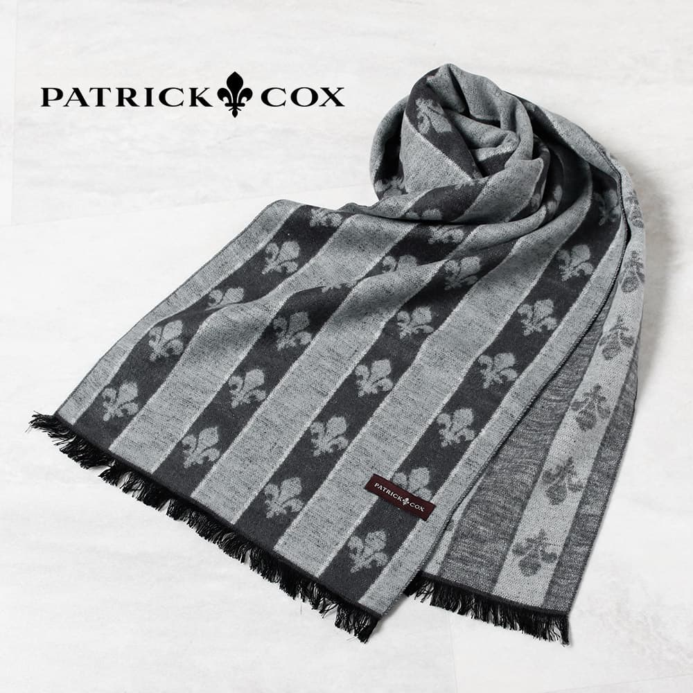 楽天市場】PATRICK COX マフラー ブランド シルク パトリックコックス