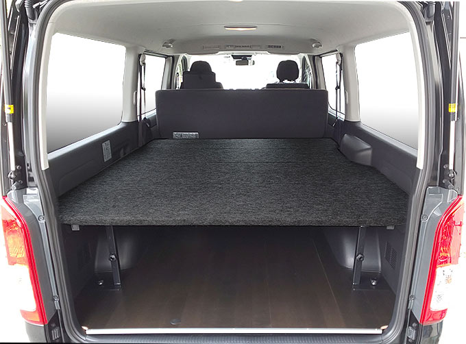 楽天市場】標準S-GL用 パンチカーペット ベッドキット ハイエース200系