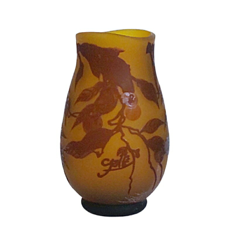 楽天市場】エミール ガレ 花瓶 現代版 ガラス フラワーベース 植物柄